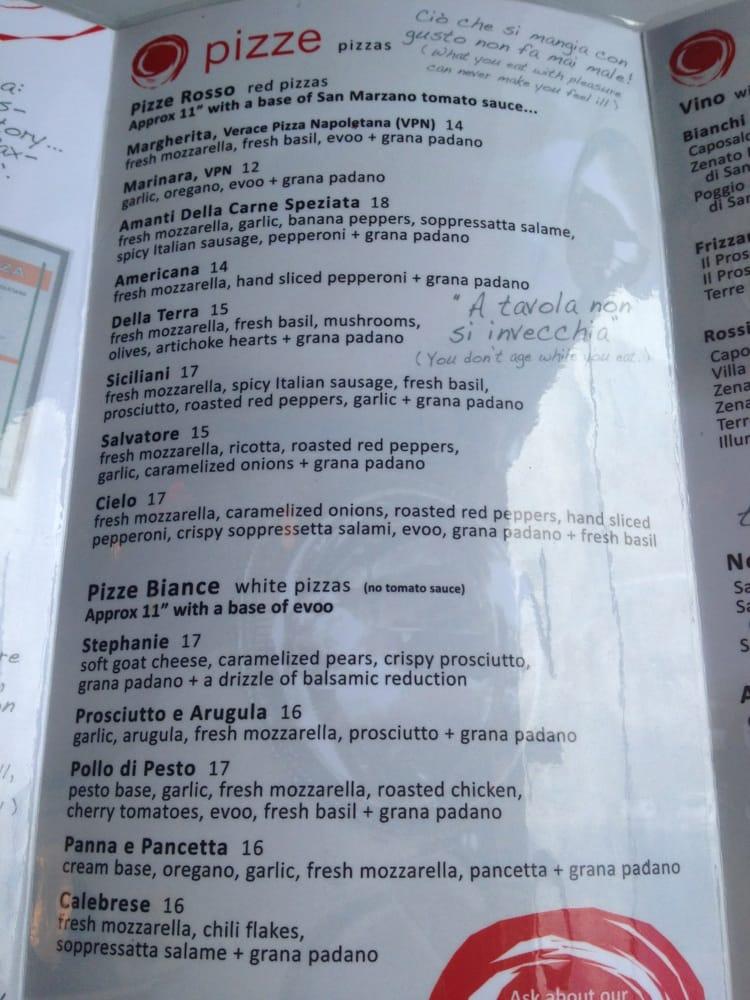 Menu de Piatto