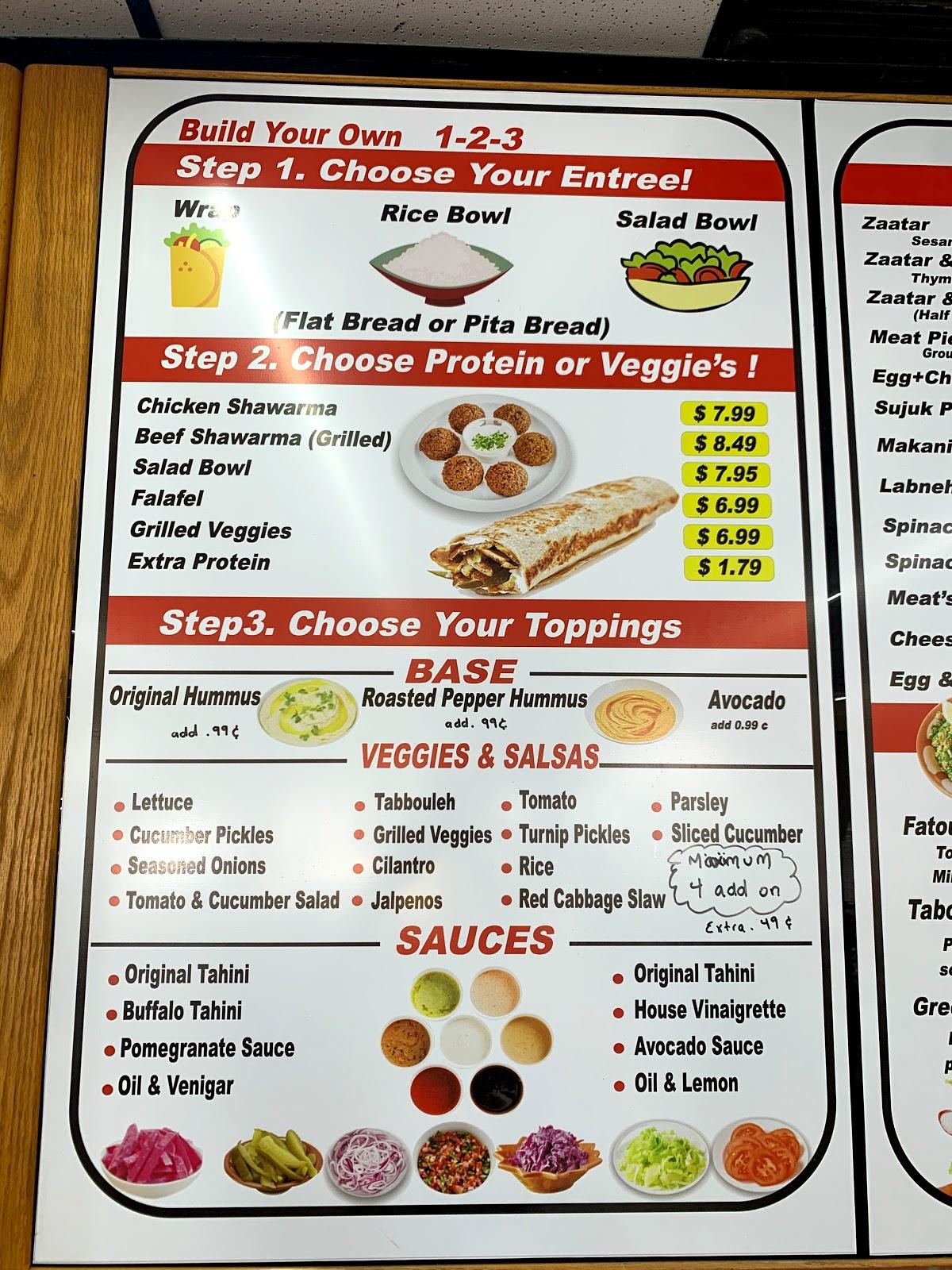 Menu at Hannah’s kitchen restaurant, Boca Raton