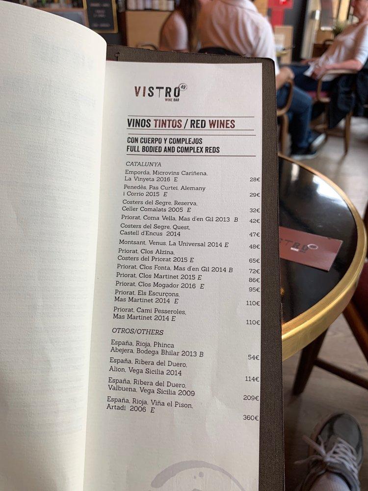 Menu at RoofTop Ohla Barcelona, Barcelona