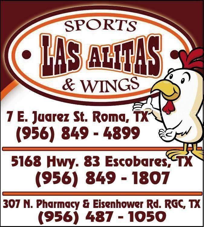 Las Alitas Sports & Wings - Escobares, 4897 US-83 in Escobares - Restaurant  menu and reviews