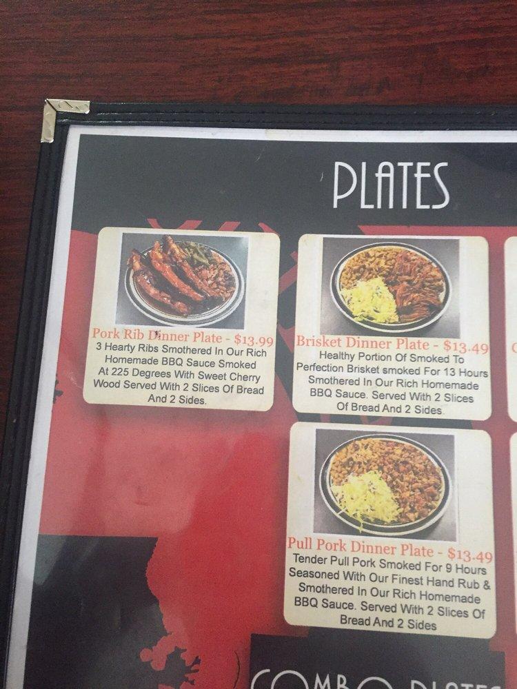 Menu at Daddy D's Southern Style BBQ, Woodland