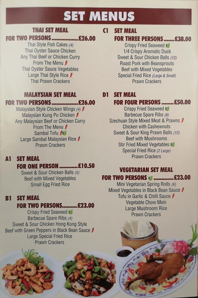 Menu At Oriental Express Chinese Takeaway Fast Food, Billingshurst, 9 ...