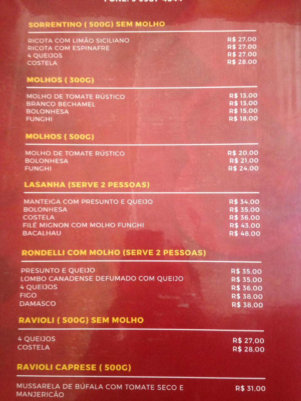 menu-at-fratelli-forte-restaurant-arapongas