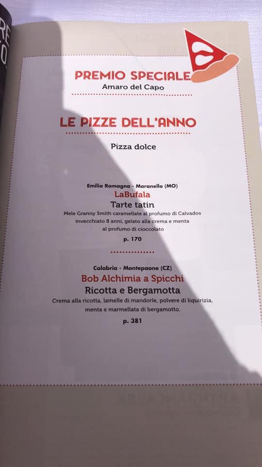 Menu Da Pizzeria La Bufala Maranello