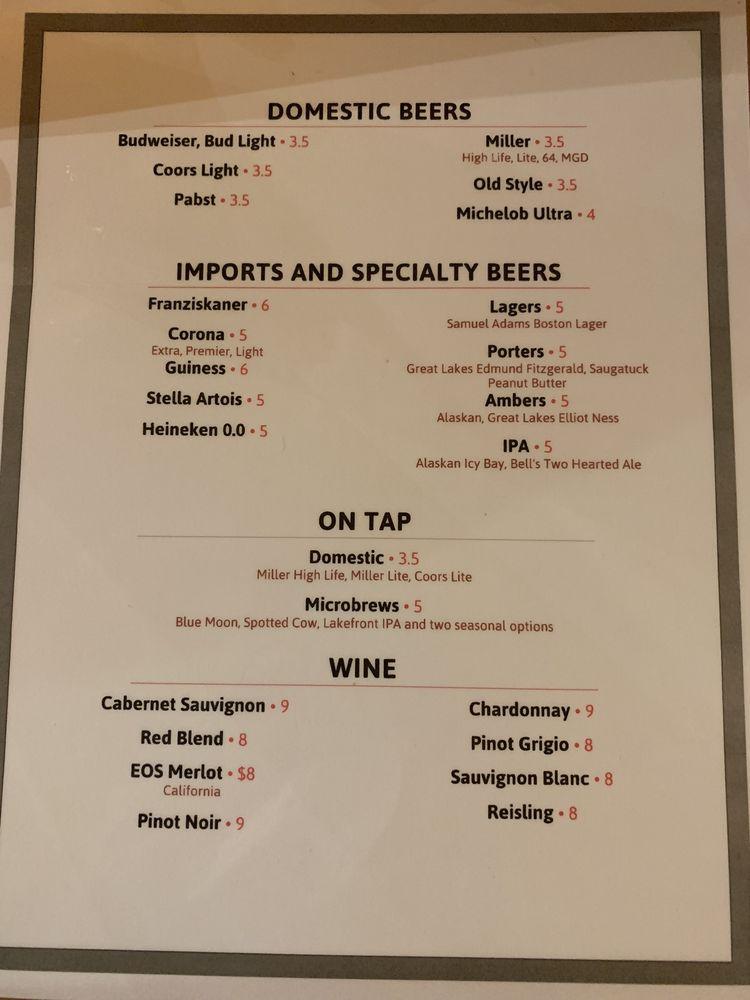 Menu at East Troy House RestaurantBar, East Troy, Division St