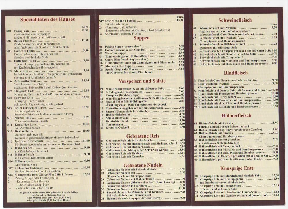 Mongolei Garden Wunstorf Buffet Preise
