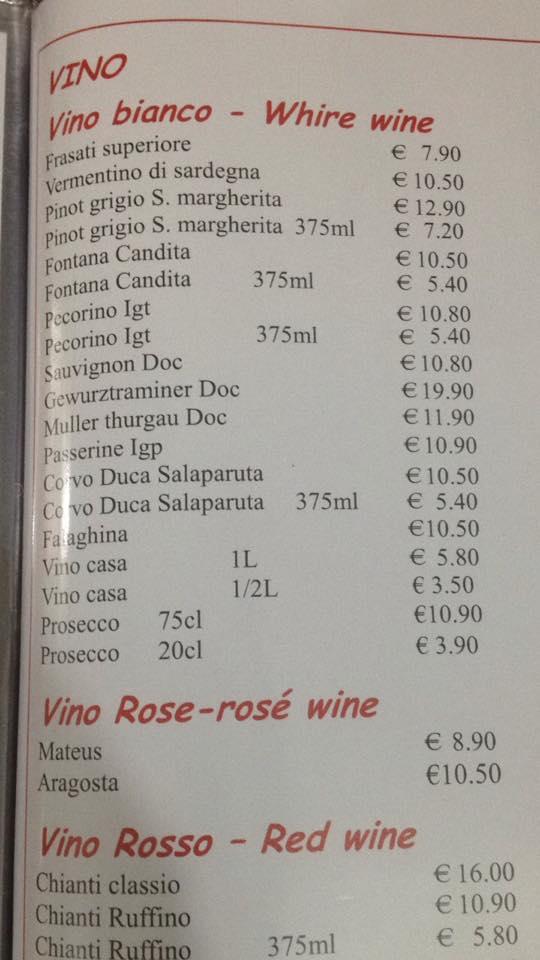 Menu di Ci-Lin 
