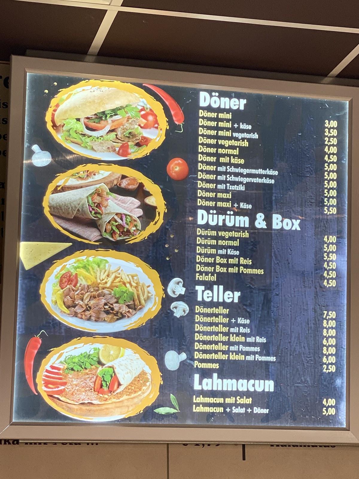 Menu at Döner und Feinkost im Rewe pub & bar, Mering