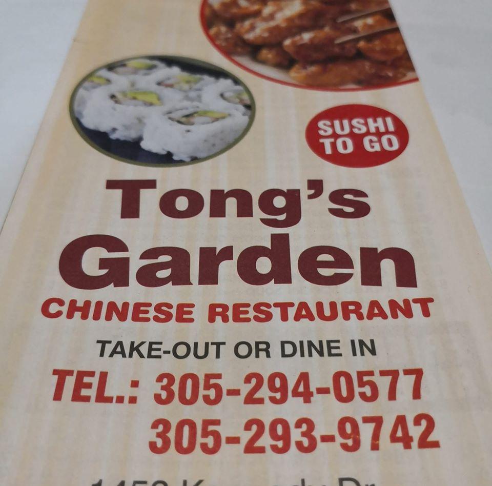 Tongs Garden Key West Menu Fasci Garden