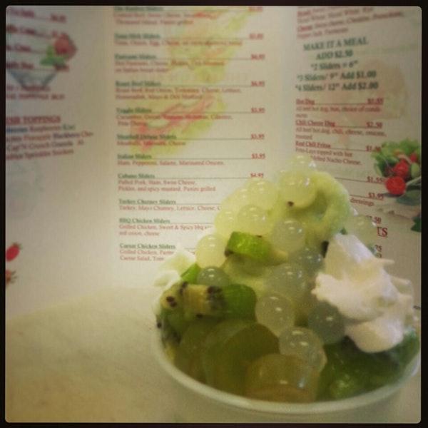 Menu at Melon Seed Deli & Frozen Yogurt restaurant,