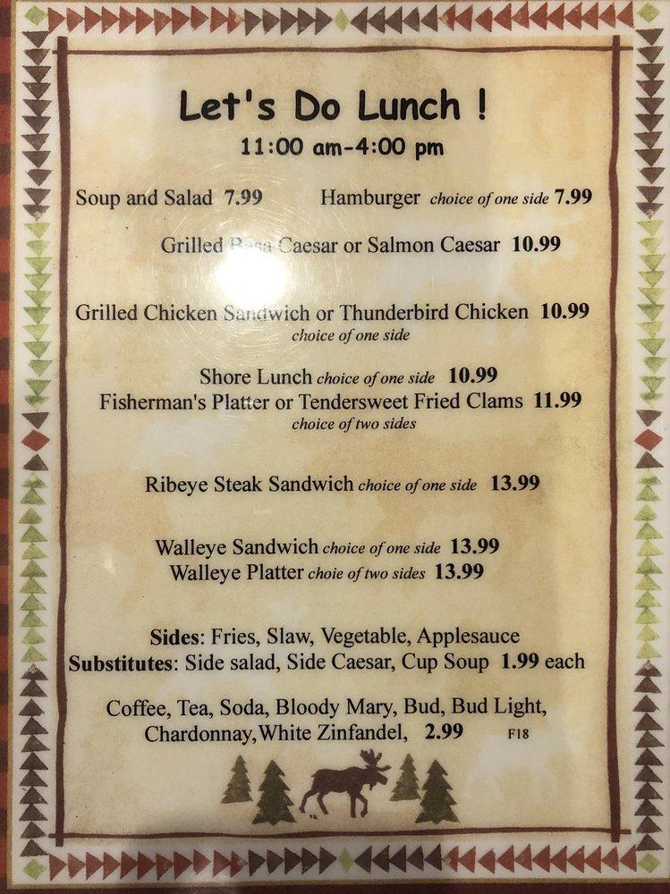 Menu at Yellowstone Cafe, Town and Country