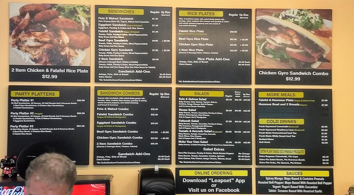 Carta del restaurante Grills & Greens, Rancho Cordova