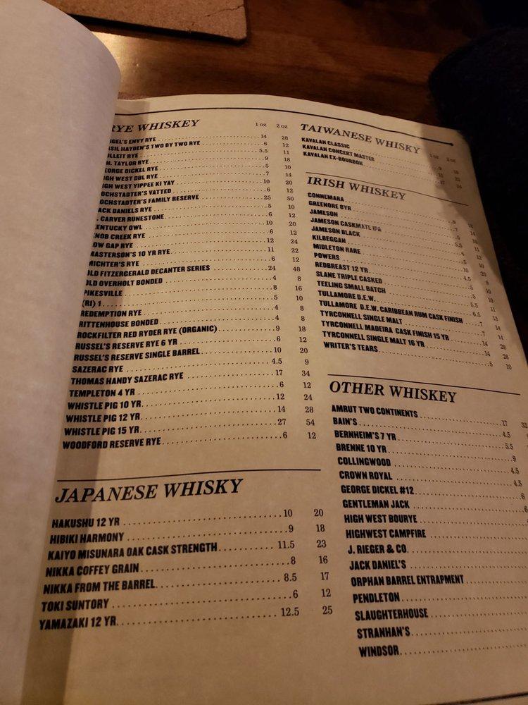 Menu at Whiskey Inferno Meat House & Craft Bar, Savage