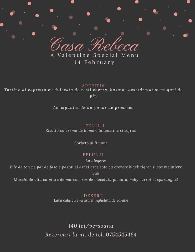 Menu At Casa Rebeca Bac U