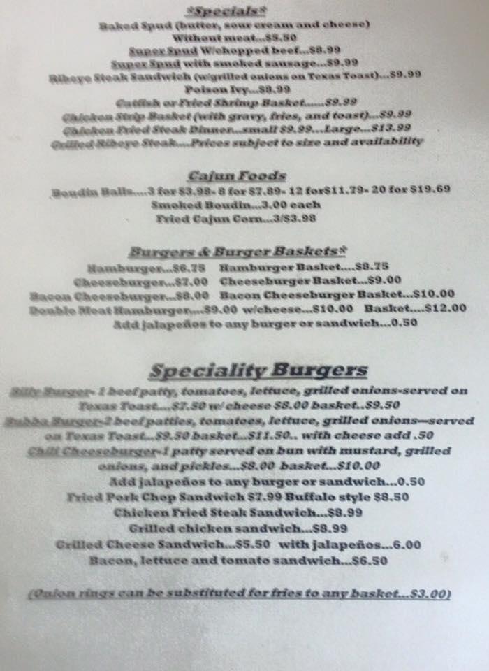 Menu at Hitch N Post Cafe, Livingston