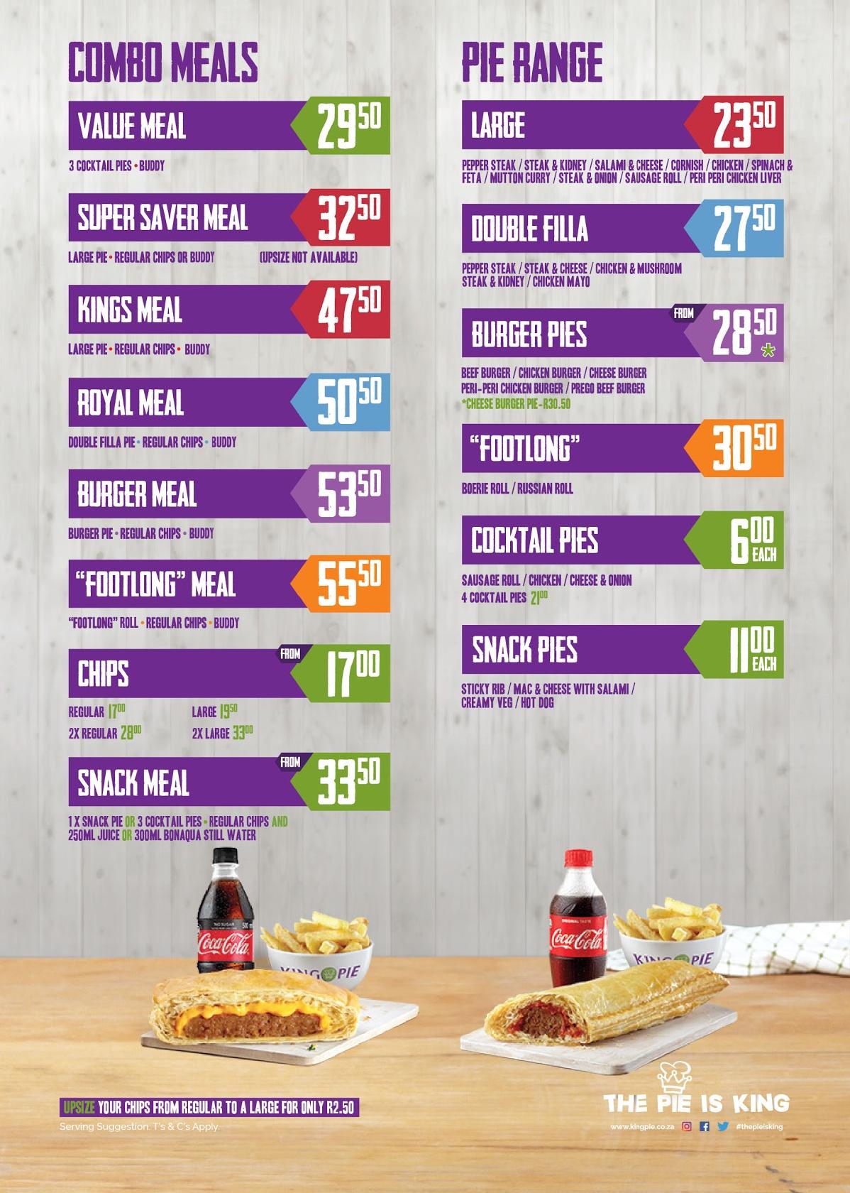 Pie Price List