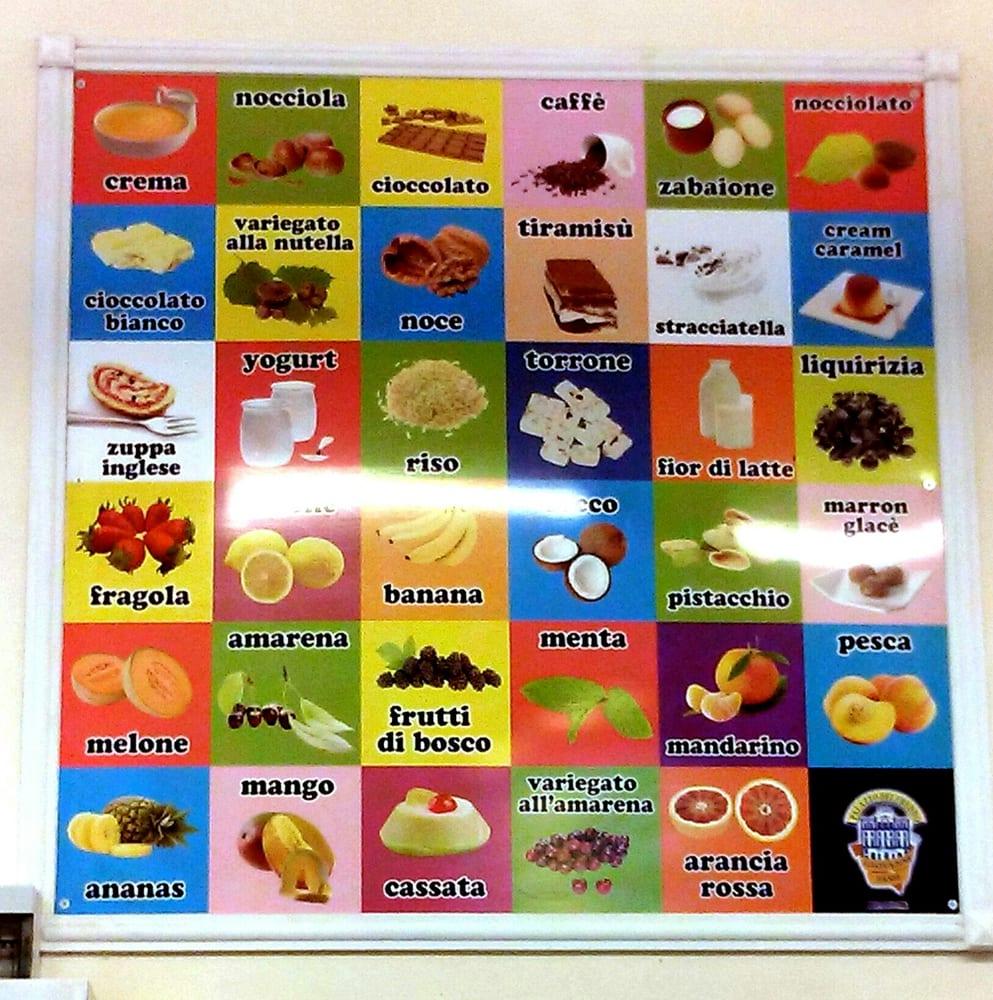 Menu da Palazzo del Freddo Giovanni Fassi pasticceria, Roma