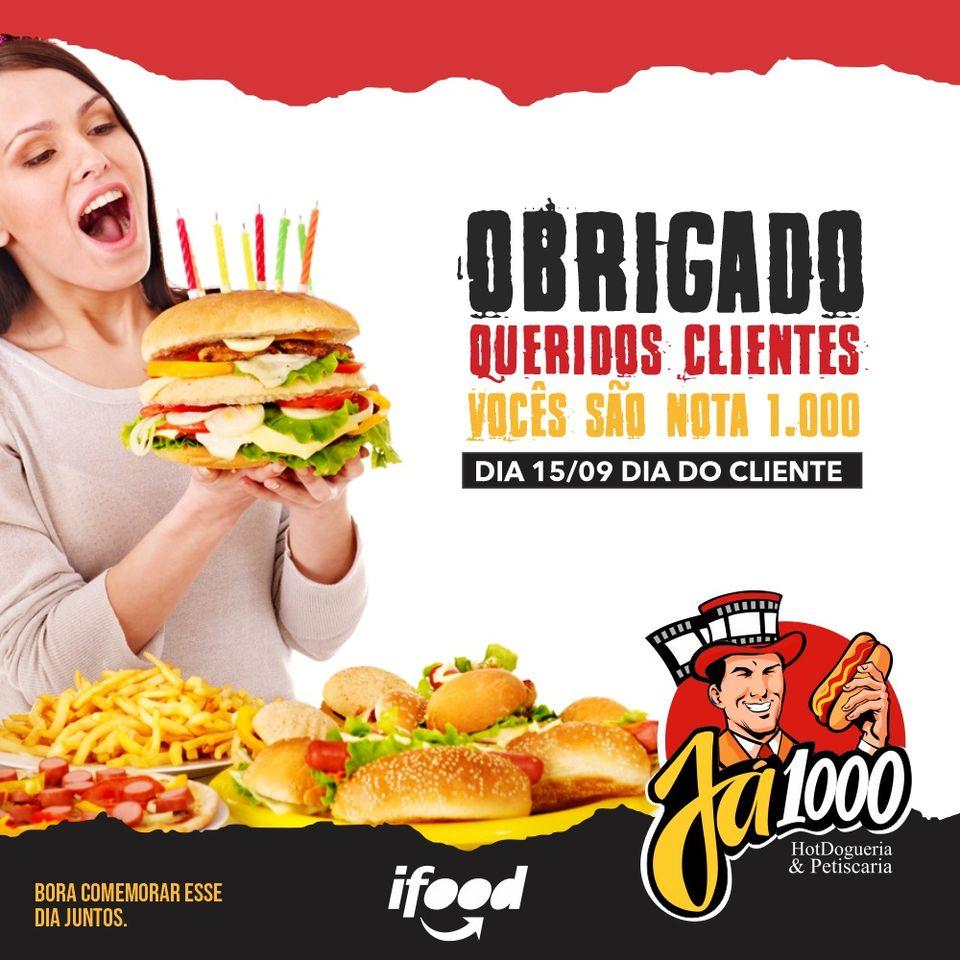 Já1000 HotDogueria & Petiscaria - A modelo é só uma ajudinha pra você não  passar batido pela nossa 𝐏𝐑𝐎𝐌𝐎ÇÃ𝐎! 😅⁣ ⁣ Viu só? Então peça agora!⁣ ⁣  🌭🌭🌭 𝟑 𝐇𝐎𝐓 𝐃𝐎𝐆𝐒 𝐩𝐨𝐫