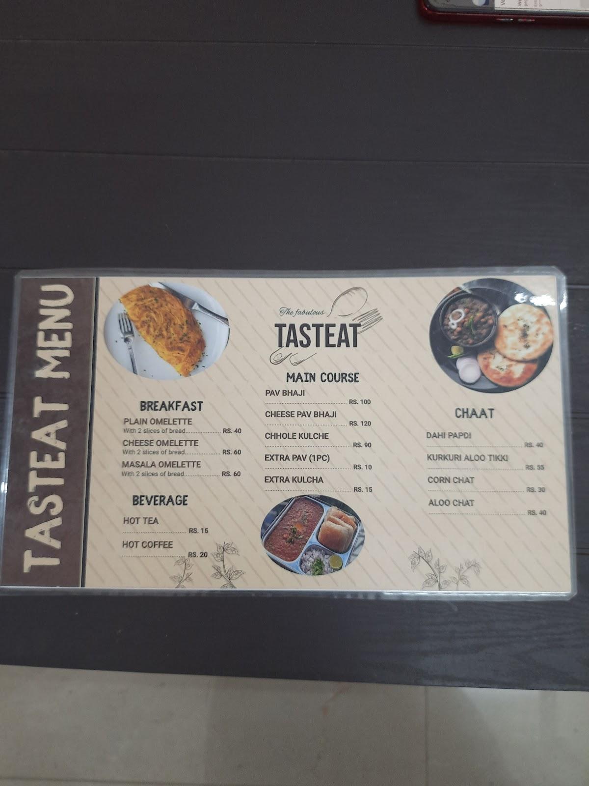 Menu at TastEat Cafe, Badlapur