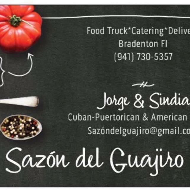 Menu at Sazón del Guajiro restaurant, Palmetto
