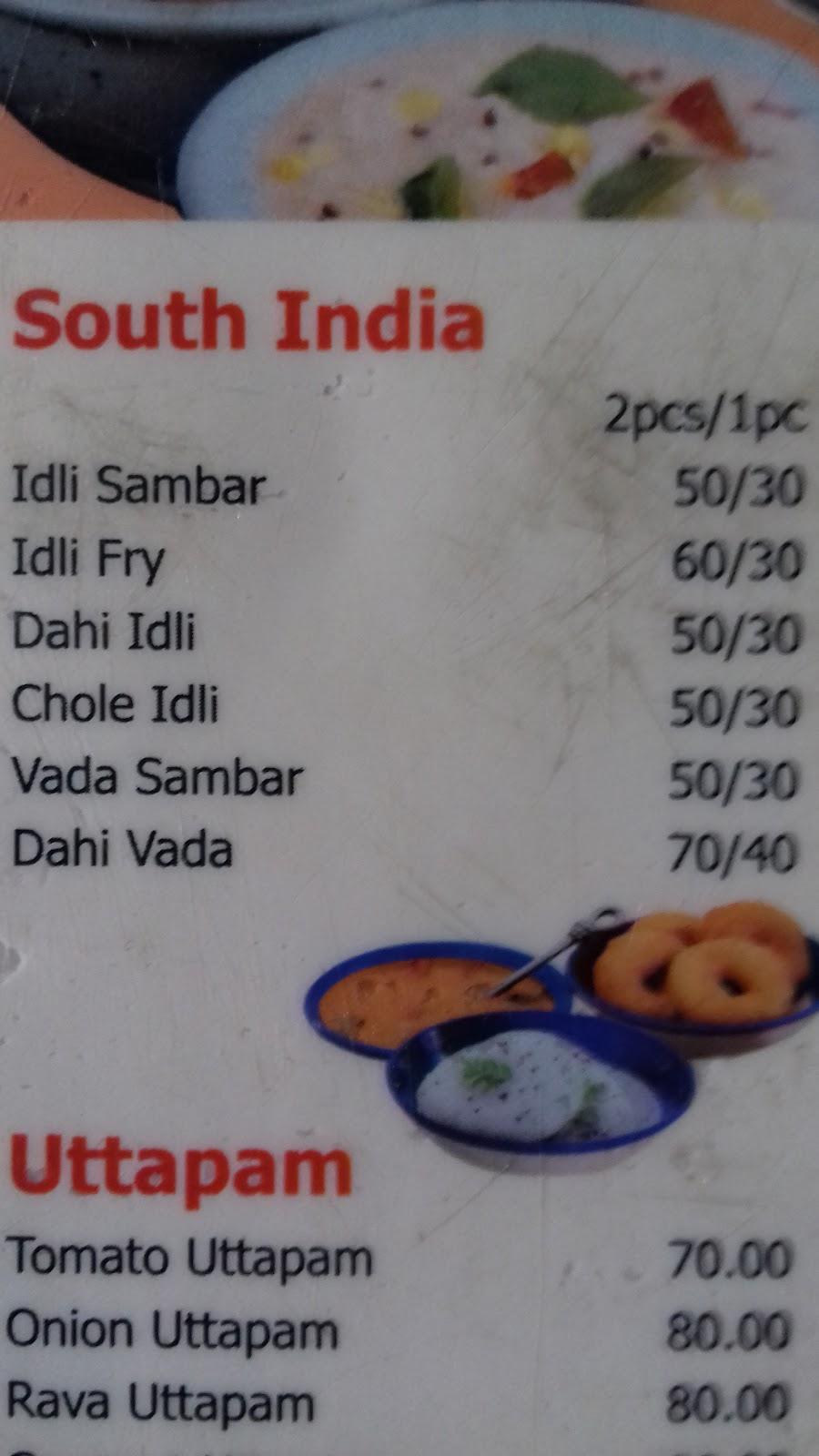 INSTA CAFE & RESTAURANT ROHTAK menu