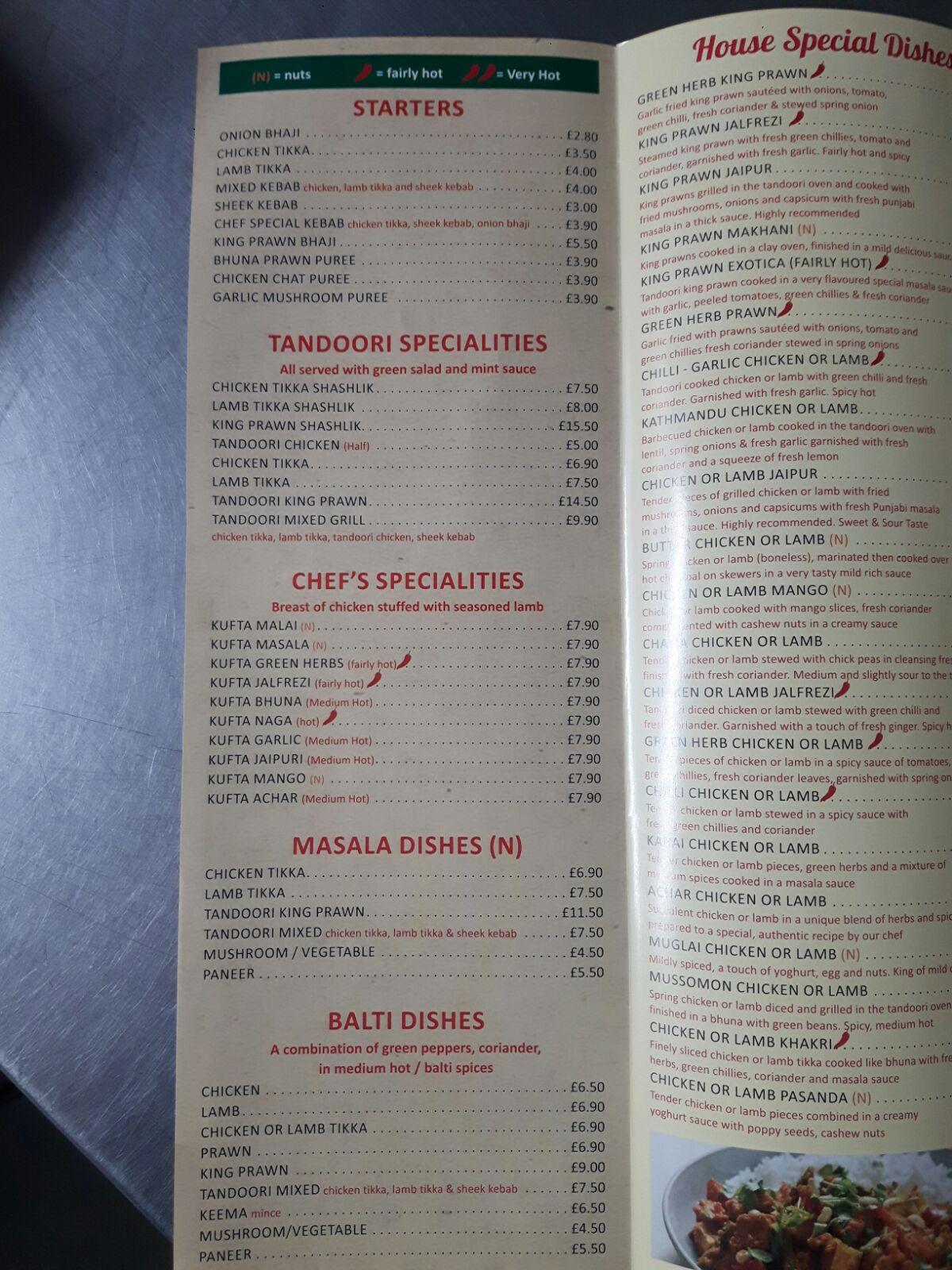 Menu At Roots Of India Fast Food Stanhope 31 Front St