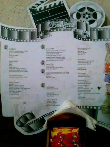 Cinespeto cardápio