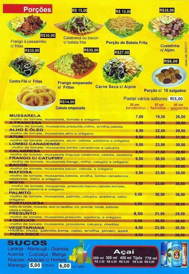 Menu at Tucanos burg pub & bar, Rio de Janeiro