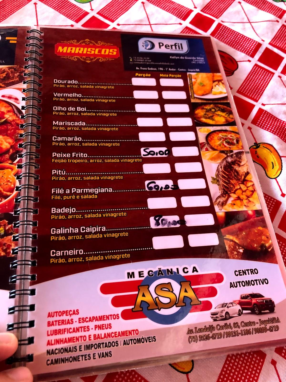 Menu em Churrascaria Brinco De Ouro Jequié