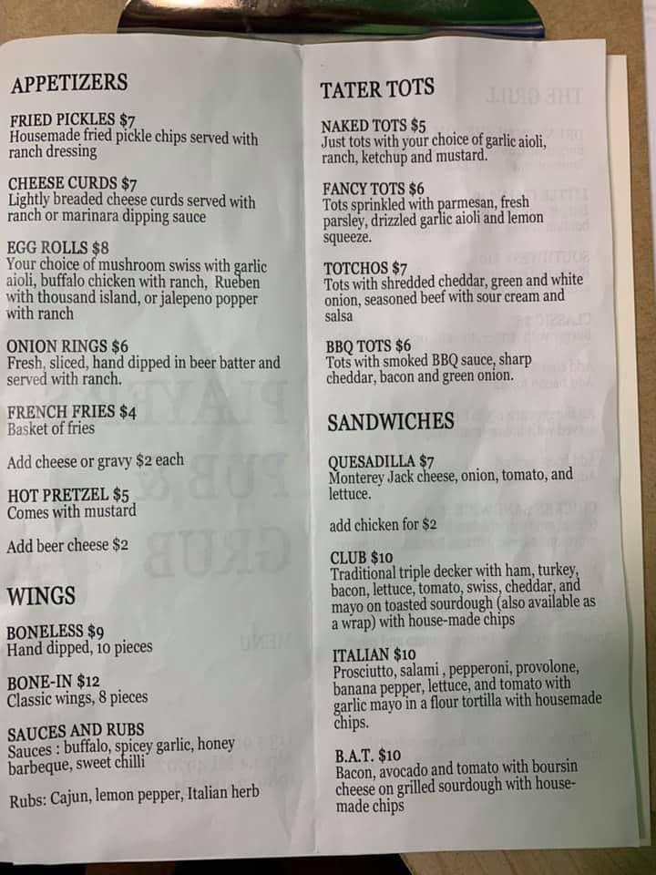 menu-at-player-s-pub-grub-alpena