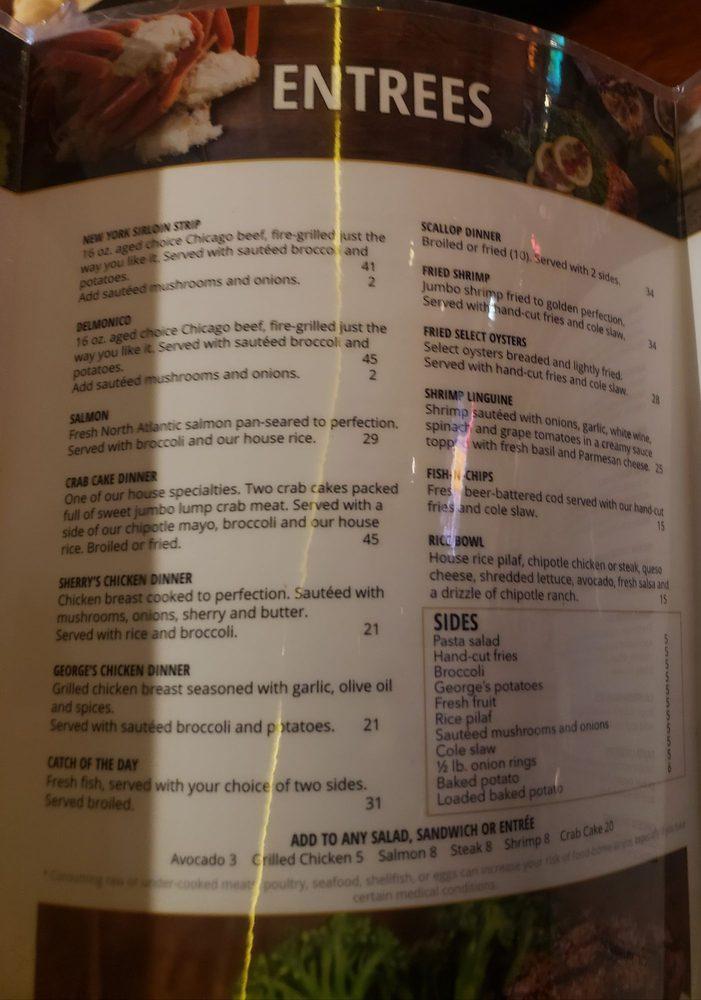 Menu at Just Sports Bar, Virginia Beach