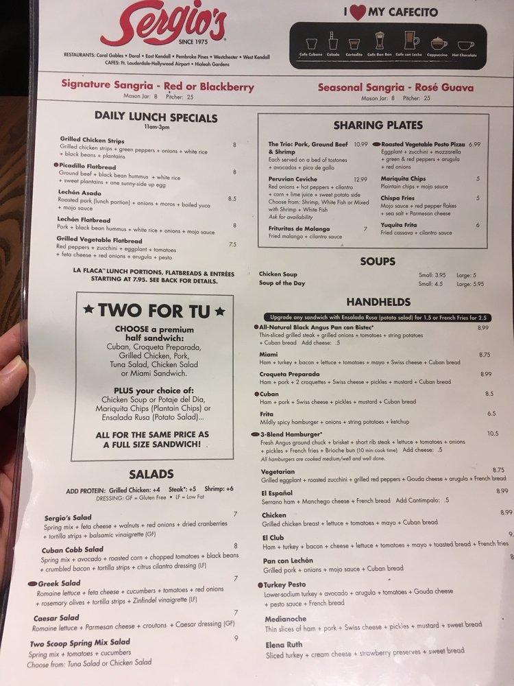 menu-at-sergio-s-restaurant-pembroke-pines