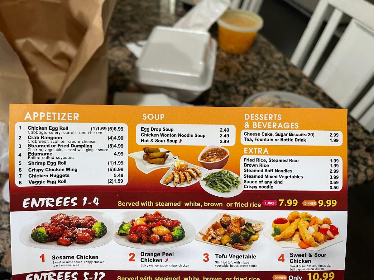 Menu at Rice Pot Frisco Legacy restaurant, Frisco, Legacy Dr 200B
