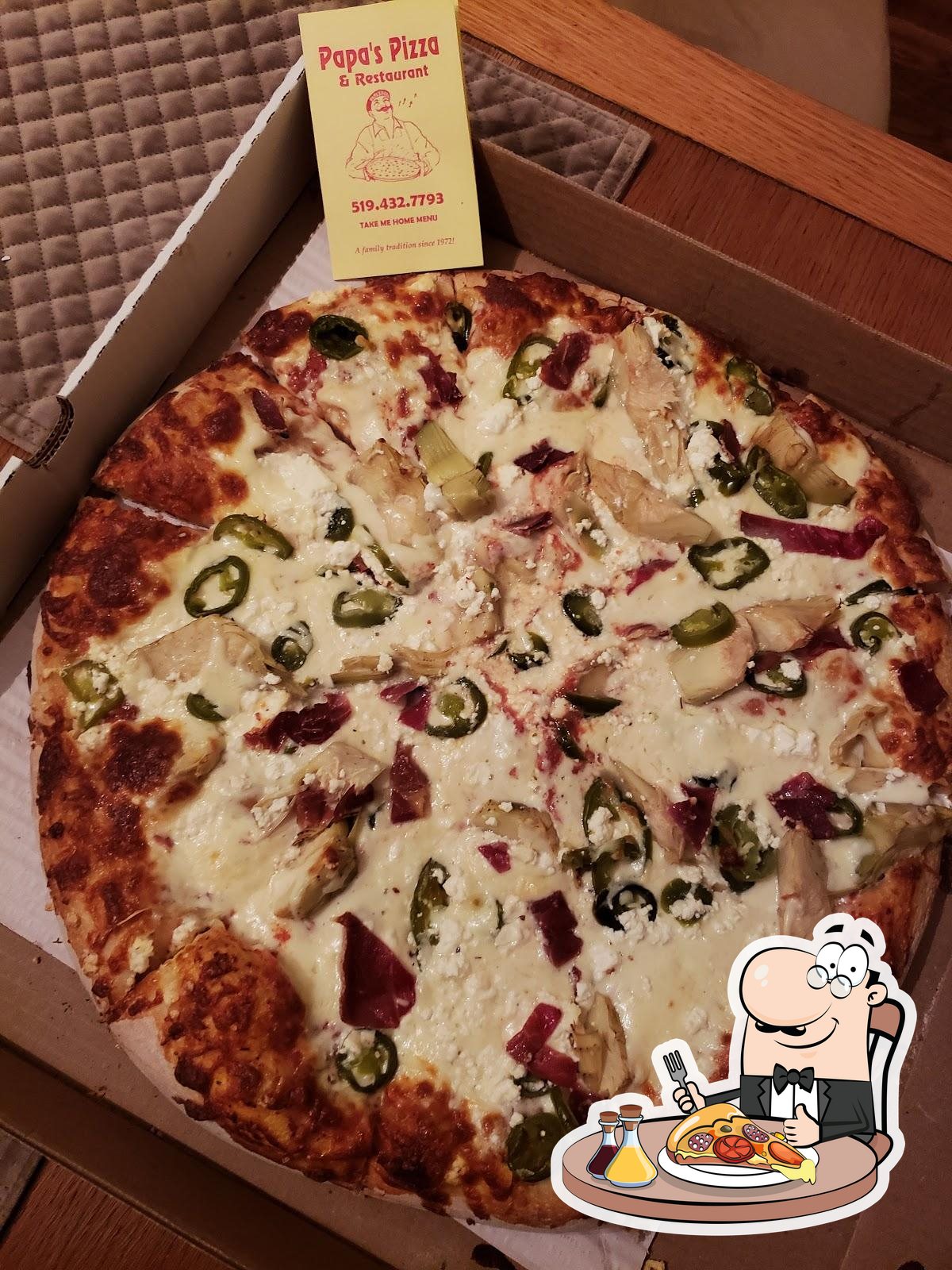 Papa's Pizza Menu - Takeaway in London, Delivery Menu & Prices