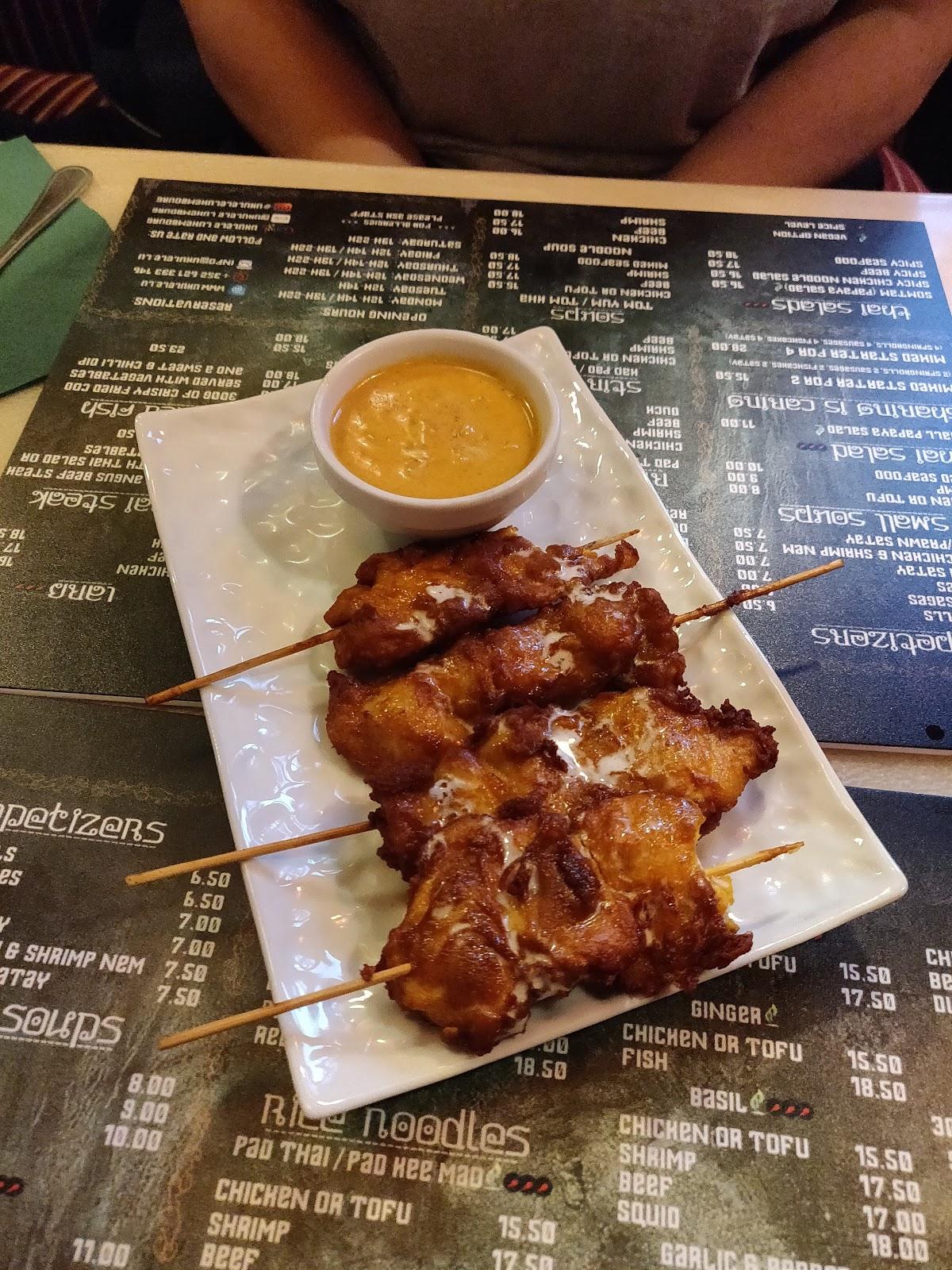 Menu at Ukulele Thai Bar & Food, Luxembourg City