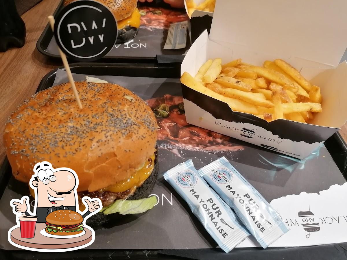 black & white burger toulouse