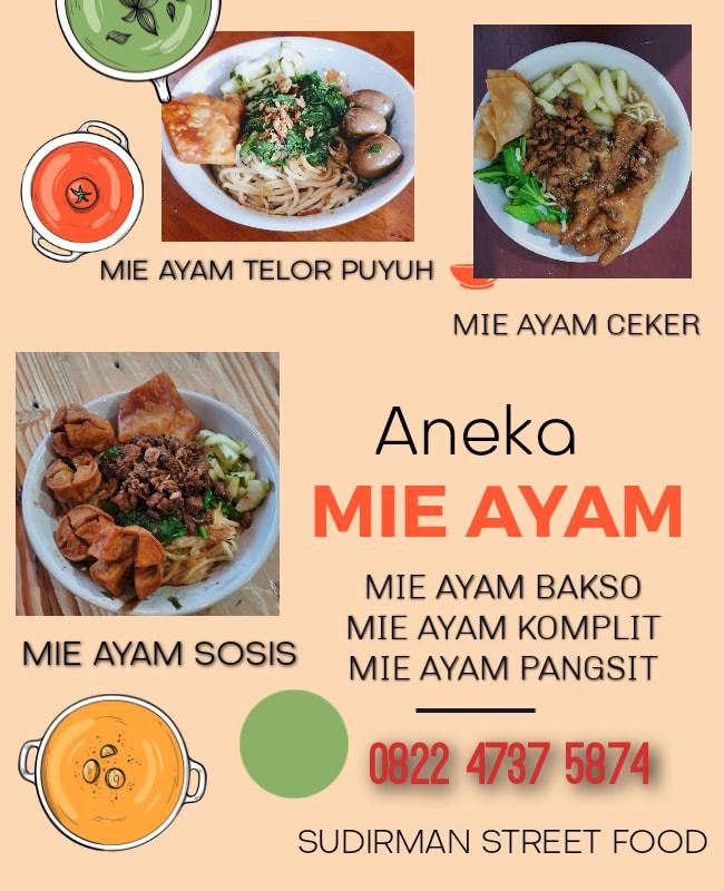 Menu at Sudirman Street Food Amlapura cafe, Amlapura