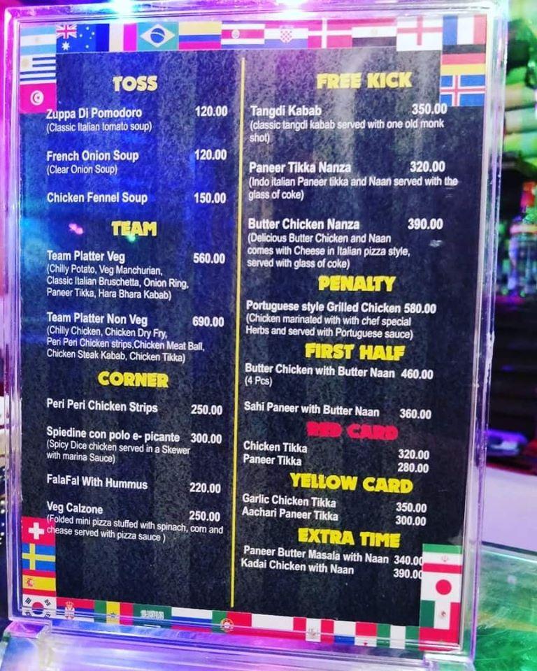 Menu at The Jungle Bar, Gangtok, Lal Bazar Rd