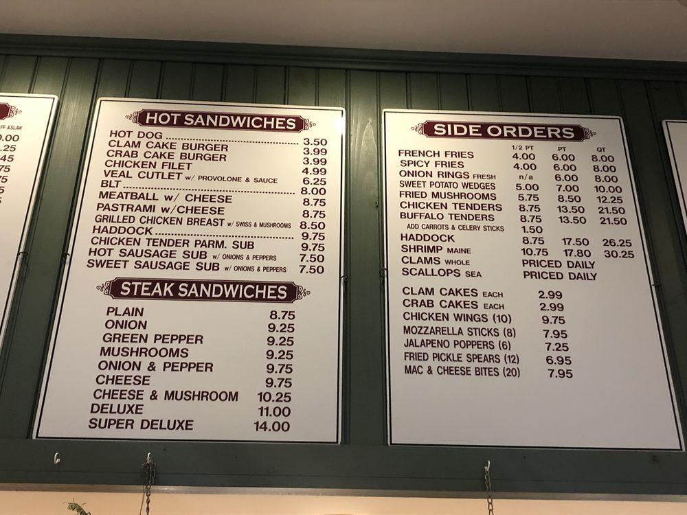 Menu at Rosa's Deli, Sanford