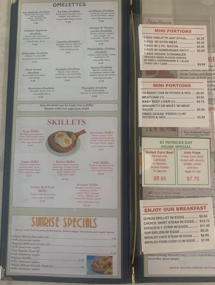 Menu at Eggman's Restaurant Inc, Alsip