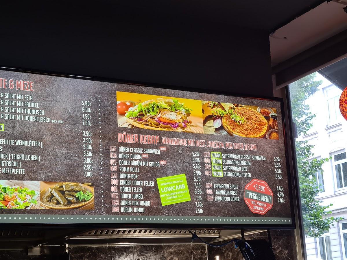 Menu At MY Kebap S Restaurant Hamburg