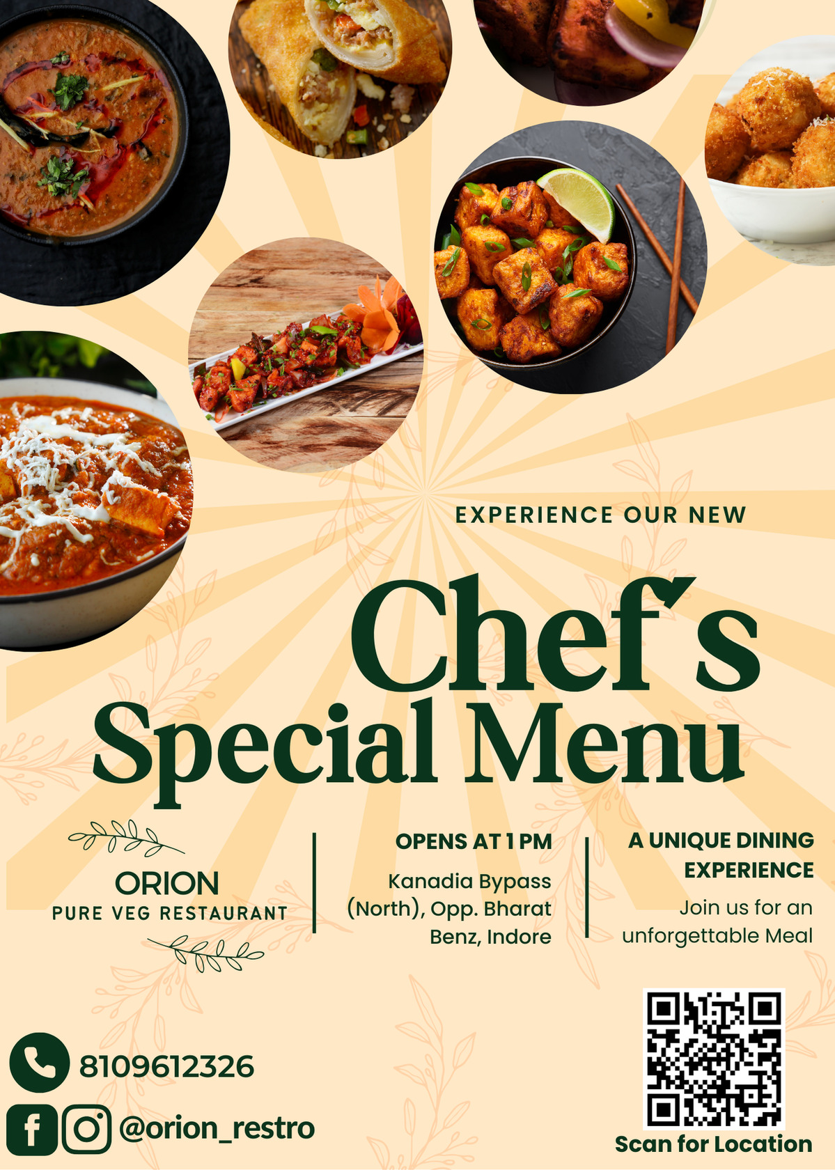 Orion Restaurant Pure Veg Restaurant & Cafe in Indore
