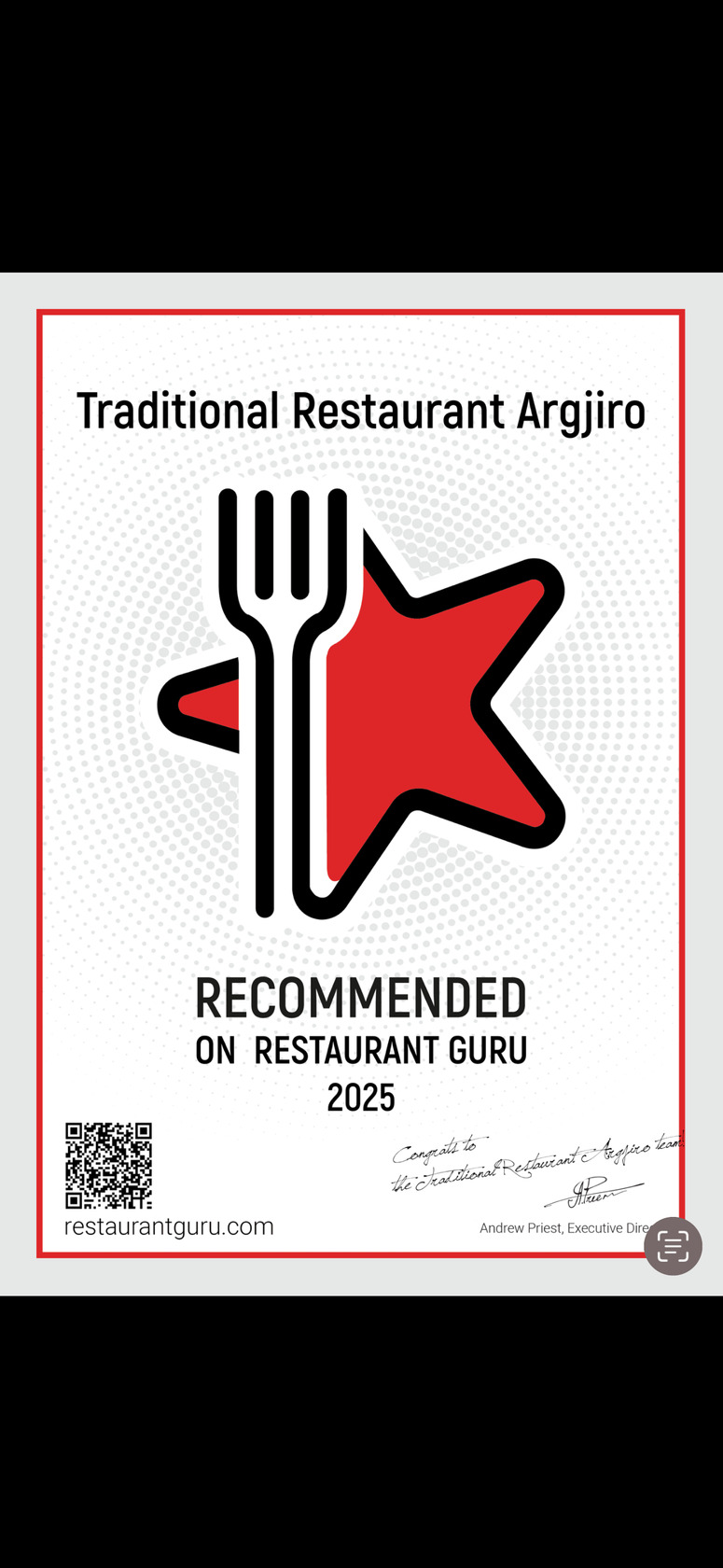 Traditional Restaurant Argjiro