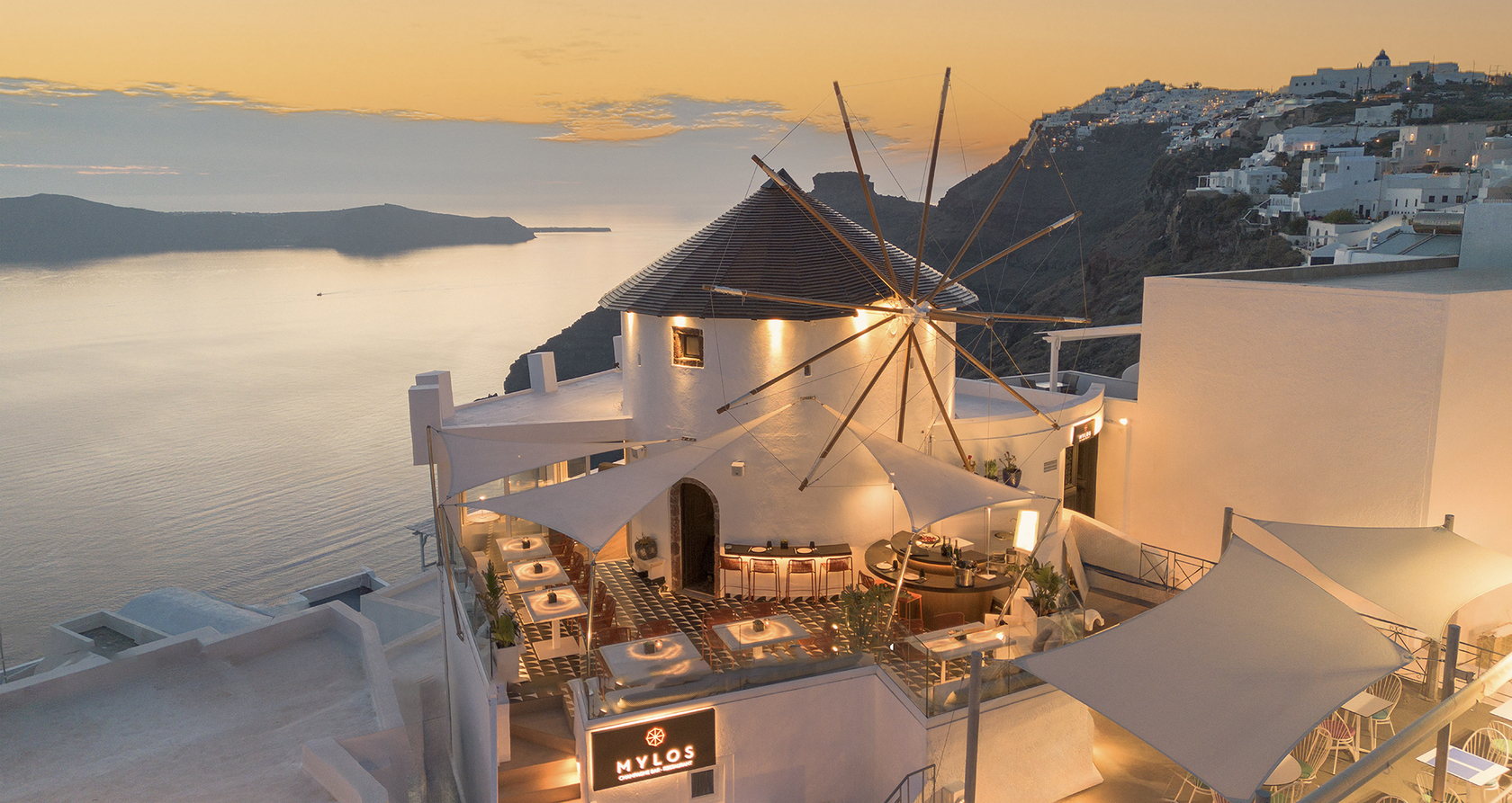 Mylos Restaurant - Champagne Bar Santorini