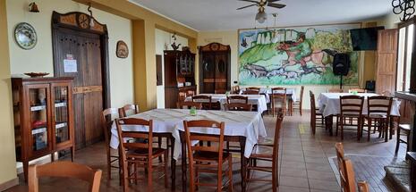 Ristorante dell' Agriturismo La Loggia degli Alburni