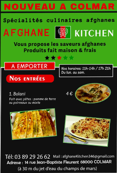 photo de Afghane Kitchen : restaurant a emporter, et service traiteur