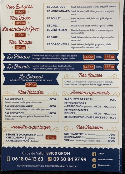 photo de O'KLM Restaurant Gron Fast Food