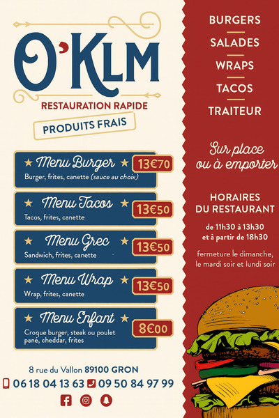 photo de O'KLM Restaurant Gron Fast Food