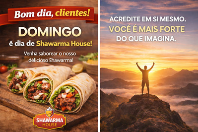 Shawarma house lanches árabes foto