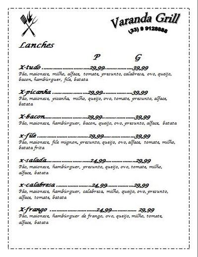 Varanda Grill foto